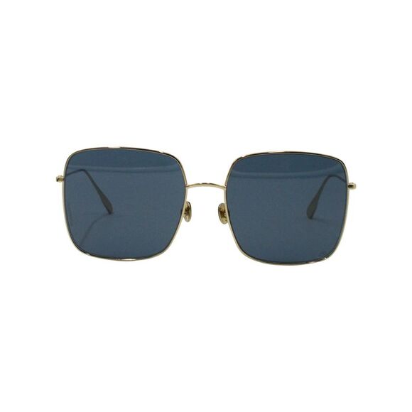 Dior Square-Framed Sunglasses in Gold Metal - Picture 1 of 7